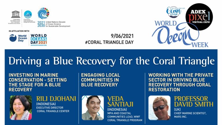 #WOW WORLD OCEAN DAY 2021 Let’s create waves of ocean awareness! We are after all Ocean Citizens.  Driving a Blue Recovery for the Coral Triangle