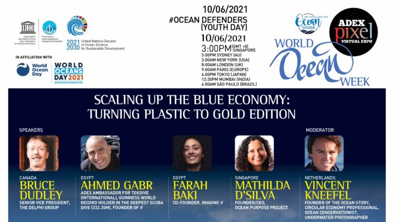 #WOW WORLD OCEAN DAY 2021 Let’s create waves of ocean awareness! We are after all Ocean Citizens.  Scaling Up the Blue Economy: Turning Plastic to Gold Edition