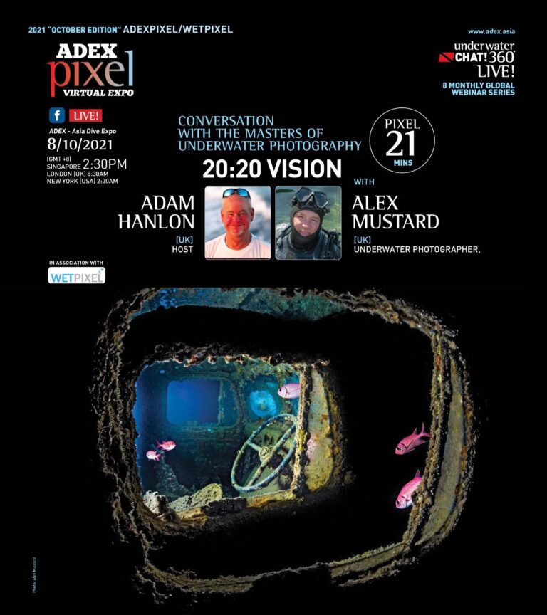 Conversation with the Masters of Underwater Photography: 20:20 Vision with Alex Mustard