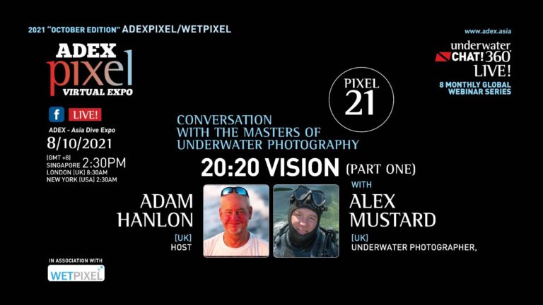 Pixel 101:  Conversation with the Masters of Underwater Photography with Alex Mustard